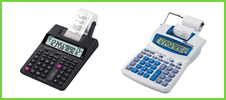 calculadoras con papel